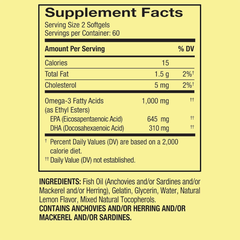 Omega 3 – Spring Valley (120 cápsulas)