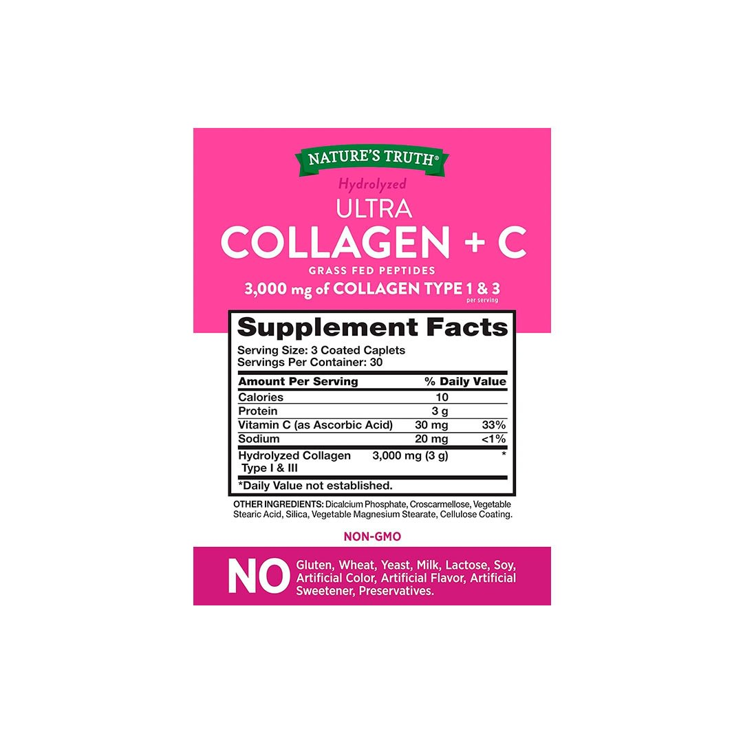 Colágeno – Nature’s Truth (90 cápsulas)