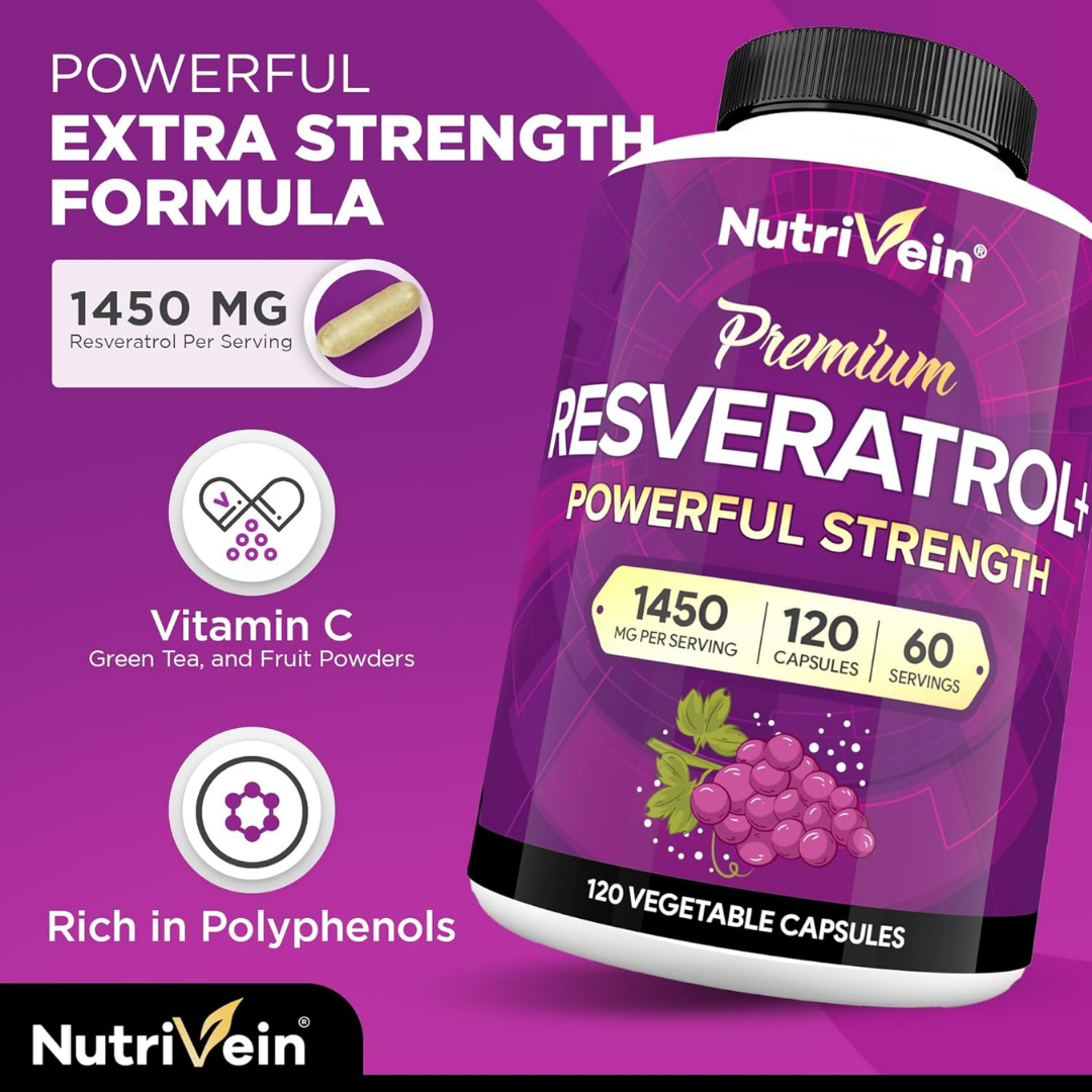 Resveratrol – Nutrivein (120 cápsulas)